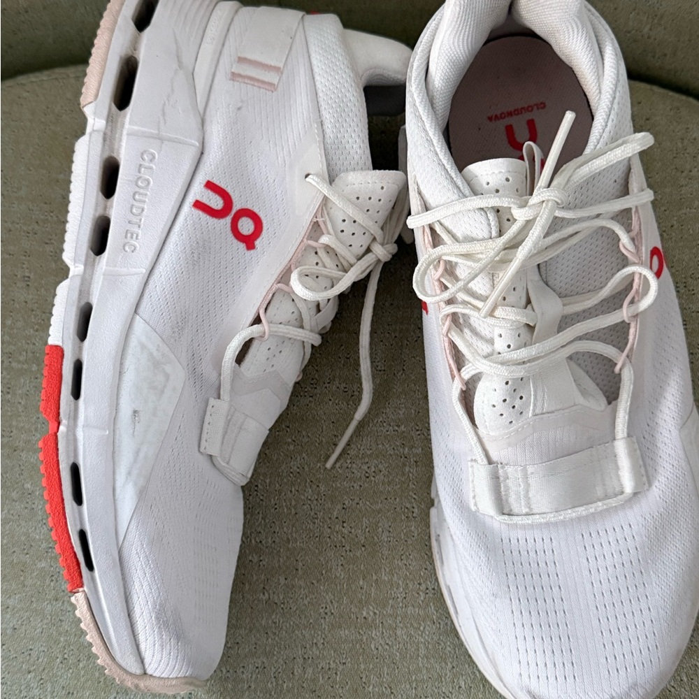 On Cloud Running Cloudnova 2 White / Flame Men’s … - image 2